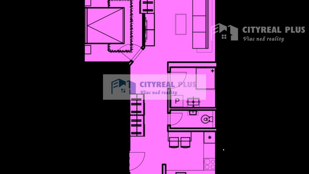 Predám prerobený 1-izbový byt Dvory nad Žitavou