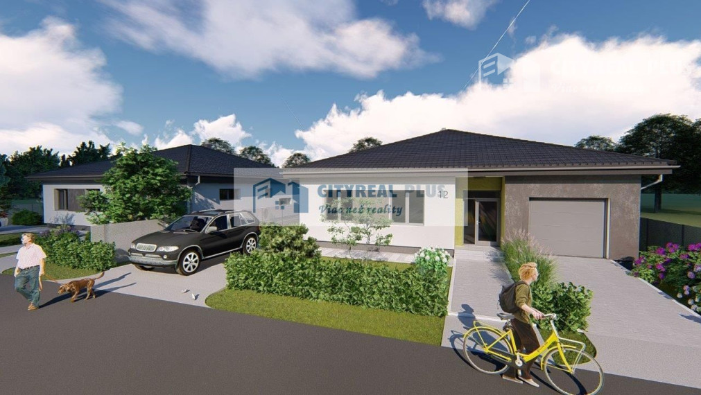 Ponúkam na predaj 4 izbovú  NOVOSTAVBU s garážou Dvory nad Žitavou