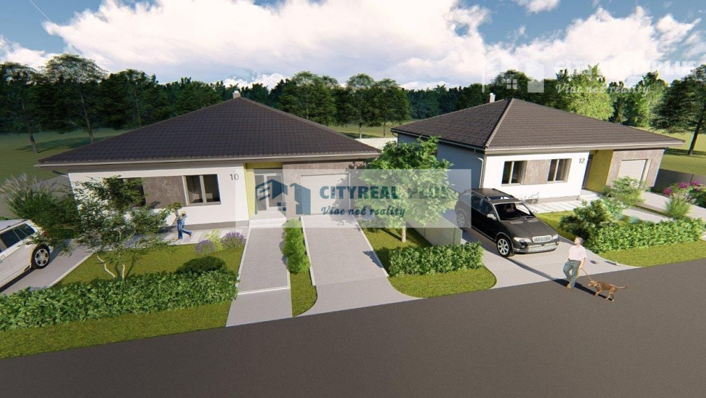 Ponúkam na predaj 4 izbovú  NOVOSTAVBU s garážou Dvory nad Žitavou