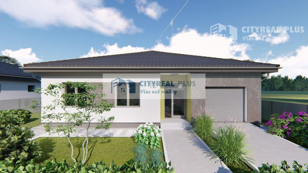 Ponúkam na predaj 4 izbovú  NOVOSTAVBU s garážou Dvory nad Žitavou