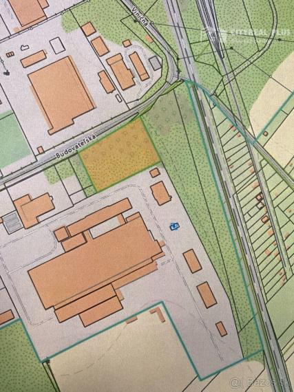 Na predaj stavebný pozemok v priemyselnom areály