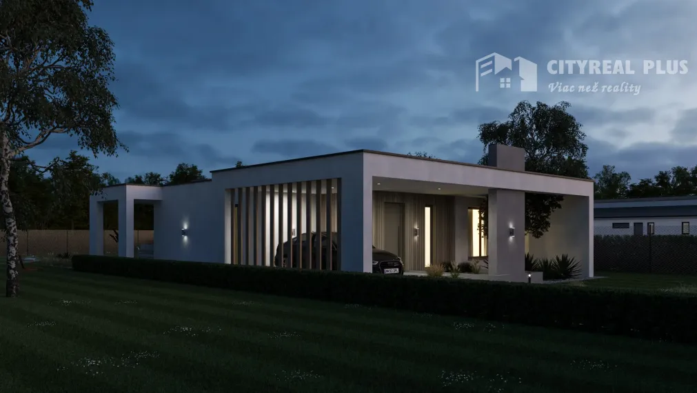 Na PREDAJ 4 izbová moderná a dizajnová NOVOSTAVBA Dvory nad Žitavou