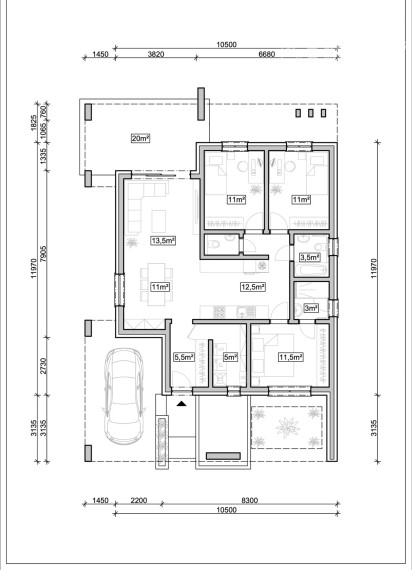 Na PREDAJ 4 izbová moderná a dizajnová NOVOSTAVBA Dvory nad Žitavou