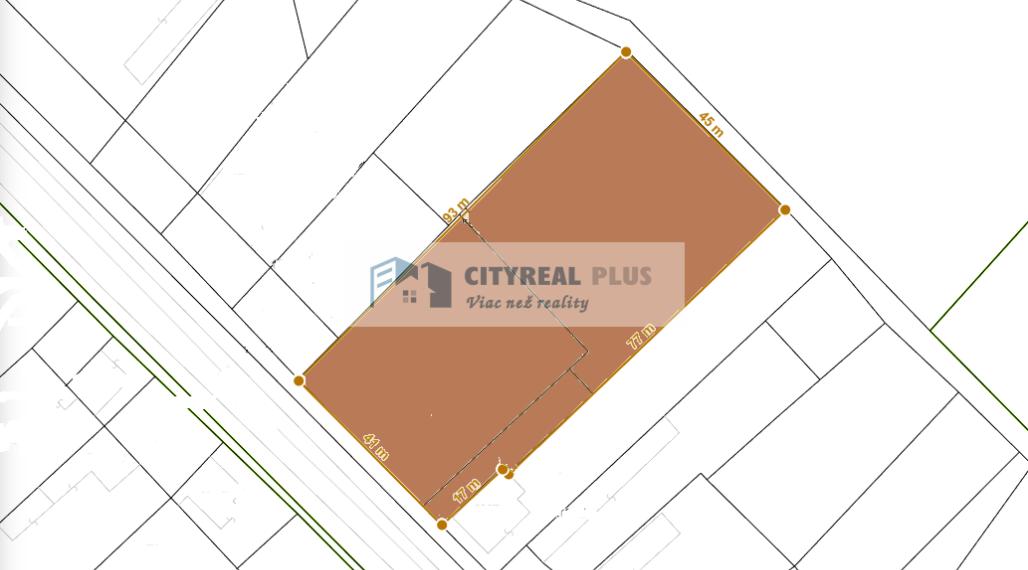 Predám investičné pozemky vo výbornej lokalite 4095m2, Šurany