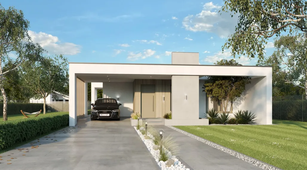 Na PREDAJ 4 izbová moderná a dizajnová NOVOSTAVBA Dvory nad Žitavou