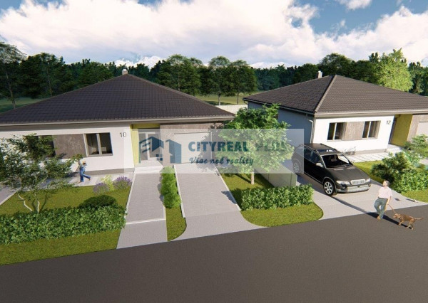 Ponúkam na predaj 4 izbovú  NOVOSTAVBU s garážou Dvory nad Žitavou