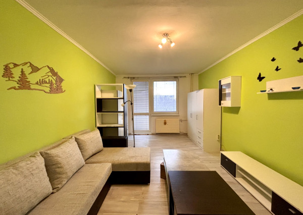 Ponúkame Vám na prenájom zariadený, veľký 1 izbový byt s 2 balkónmi vo vyhľadávanej lokalite v meste Nové Zámky