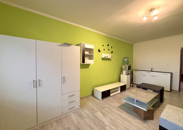 Ponúkame Vám na prenájom zariadený, veľký 1 izbový byt s 2 balkónmi vo vyhľadávanej lokalite v meste Nové Zámky